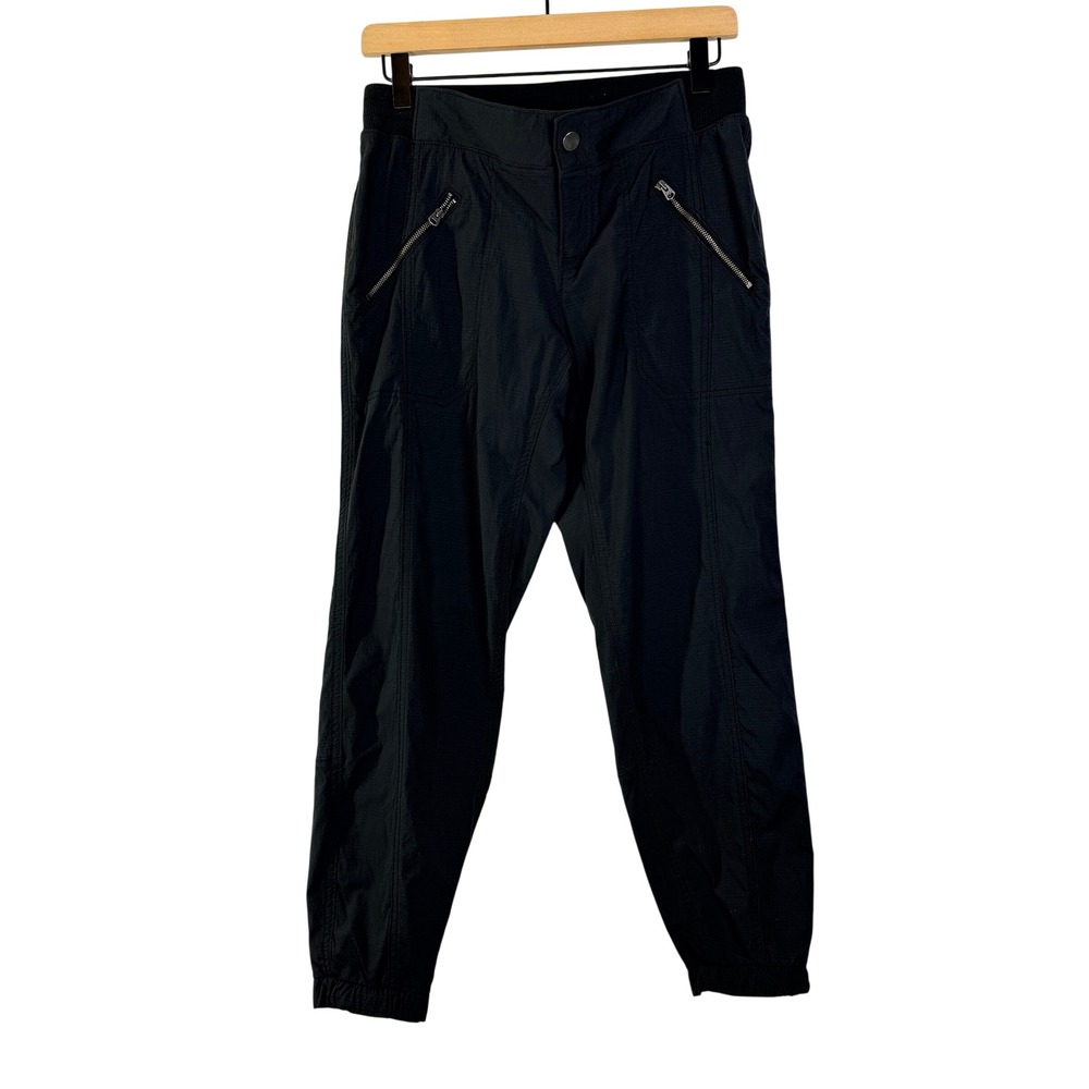 Athleta Trekkie North Jogger Pants Black Ripstop Hiking Travel Womens 6